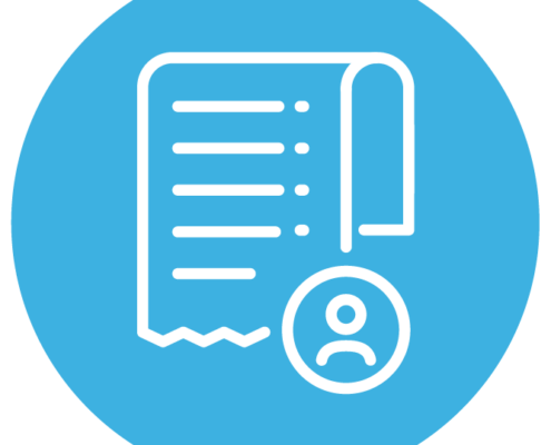 labeling invoices with customer name