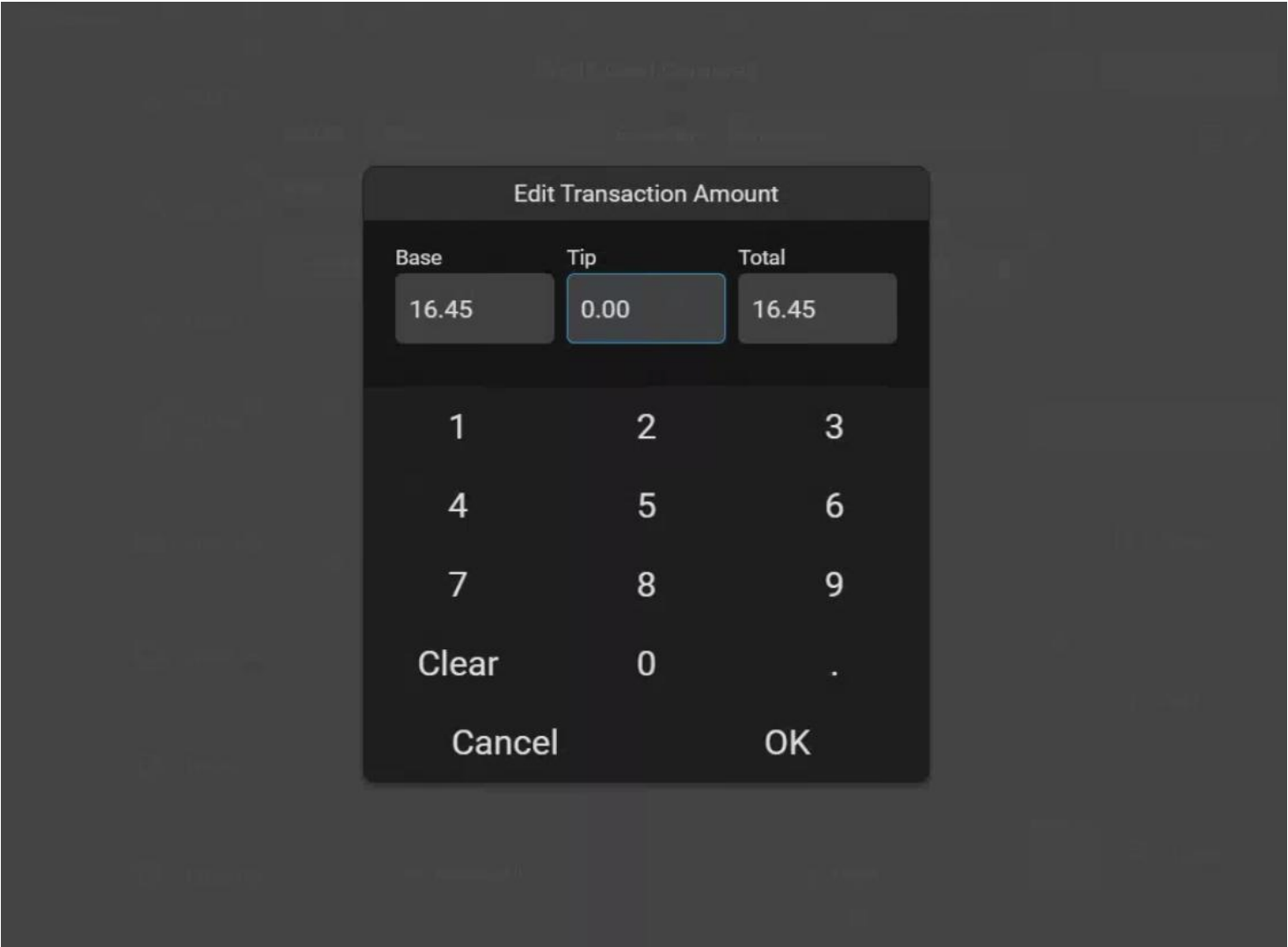 edit transaction amount