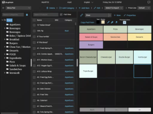 Menu pad