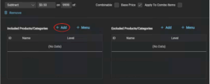 add categories
