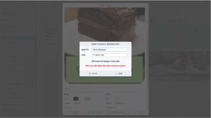 Apply design to multiple cells