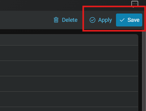 Mynt POS employee profile with Apply and Save buttons highlighted